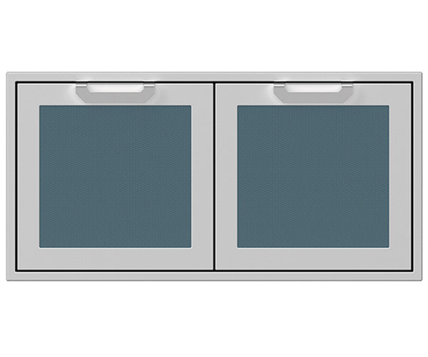 Hestan 42" Double Door Storage Cabinet, Marquise Panels, LP Tank/Trash Slide-Out & Adjustable Shelf – AGSD42 Hestan Dreamwood Living