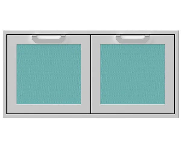 Hestan 42" Double Door Storage Cabinet, Marquise Panels, LP Tank/Trash Slide-Out & Adjustable Shelf – AGSD42 Hestan Dreamwood Living