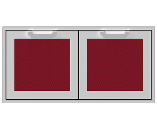 Hestan 42" Double Door Storage Cabinet, Marquise Panels, LP Tank/Trash Slide-Out & Adjustable Shelf – AGSD42 Hestan Dreamwood Living