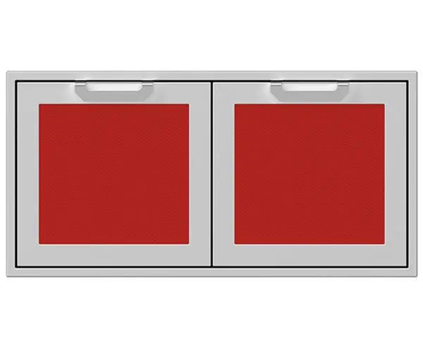 Hestan 42" Double Door Storage Cabinet, Marquise Panels, LP Tank/Trash Slide-Out & Adjustable Shelf – AGSD42 Hestan Dreamwood Living