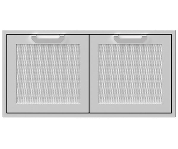 Hestan 42" Double Door Storage Cabinet, Marquise Panels, LP Tank/Trash Slide-Out & Adjustable Shelf – AGSD42 Hestan Dreamwood Living