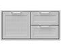 Hestan 42″ Marquise Double Drawer & Storage Door Combo - AGSDR42 Hestan Dreamwood Living