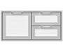 Hestan 42″ Marquise Double Drawer & Storage Door Combo - AGSDR42 Hestan Dreamwood Living