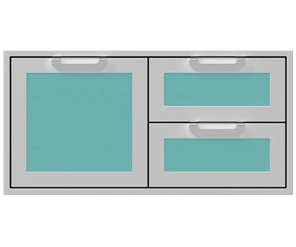 Hestan 42″ Marquise Double Drawer & Storage Door Combo - AGSDR42 Hestan Dreamwood Living