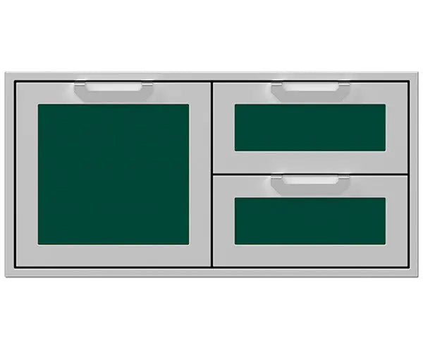 Hestan 42″ Marquise Double Drawer & Storage Door Combo - AGSDR42 Hestan Dreamwood Living
