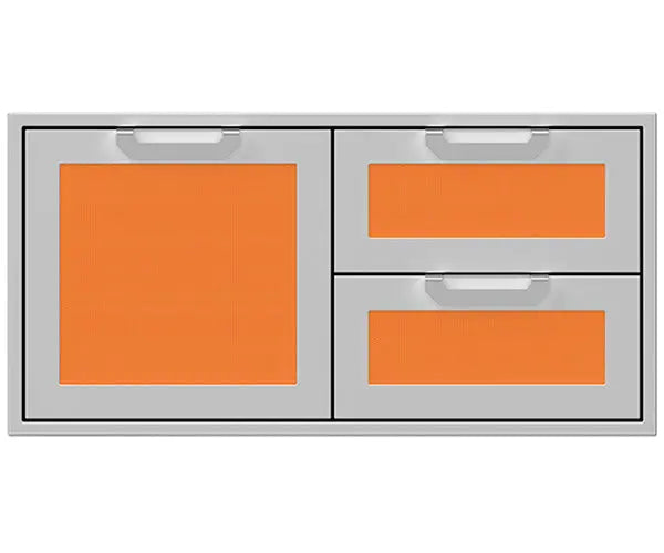 Hestan 42″ Marquise Double Drawer & Storage Door Combo - AGSDR42 Hestan Dreamwood Living