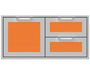 Hestan 42″ Marquise Double Drawer & Storage Door Combo - AGSDR42 Hestan Dreamwood Living
