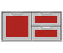 Hestan 42″ Marquise Double Drawer & Storage Door Combo - AGSDR42 Hestan Dreamwood Living