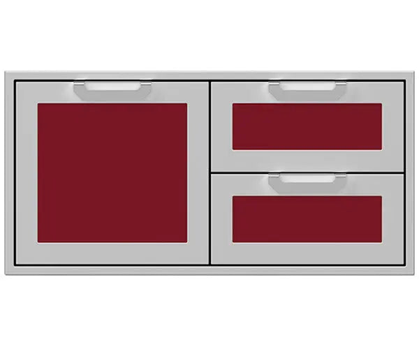 Hestan 42″ Marquise Double Drawer & Storage Door Combo - AGSDR42 Hestan Dreamwood Living