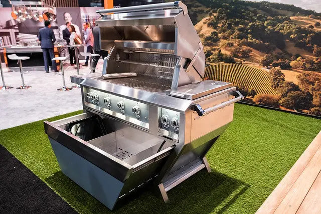 Hestan 42″ Outdoor Deluxe Grill with Double Side Burner (GABR42CX2 / GMBR42CX2) Hestan Dreamwood Living