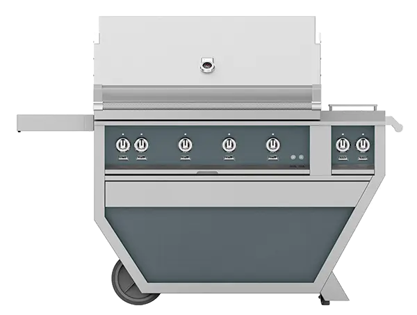 Hestan 42″ Outdoor Deluxe Grill with Double Side Burner (GABR42CX2 / GMBR42CX2) Hestan Dreamwood Living
