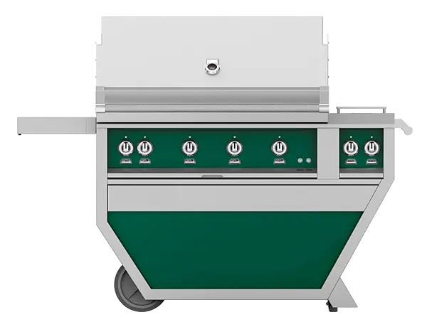Hestan 42″ Outdoor Deluxe Grill with Double Side Burner (GABR42CX2 / GMBR42CX2) Hestan Dreamwood Living