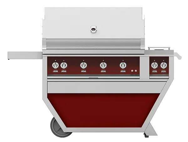 Hestan 42″ Outdoor Deluxe Grill with Double Side Burner (GABR42CX2 / GMBR42CX2) Hestan Dreamwood Living
