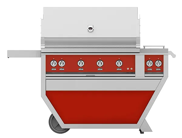 Hestan 42″ Outdoor Deluxe Grill with Double Side Burner (GABR42CX2 / GMBR42CX2) Hestan Dreamwood Living