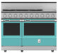 Hestan 48″ Range, 5 Burner with Griddle, Dual Fuel - KRD485GD-NG-1 Hestan Dreamwood Living