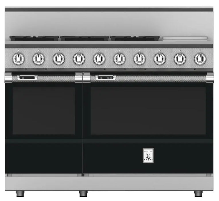 Hestan 48″ Range, 5 Burner with Griddle, Dual Fuel - KRD485GD-NG-1 Hestan Dreamwood Living