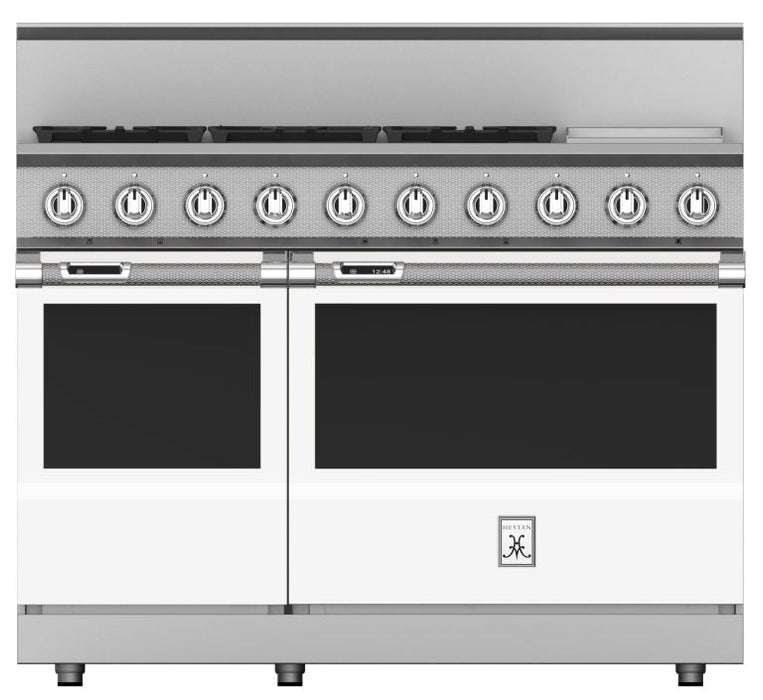 Hestan 48″ Range, 5 Burner with Griddle, Dual Fuel - KRD485GD-NG-1 Hestan Dreamwood Living