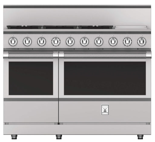 Hestan 48″ Range, 5 Burner with Griddle, Gas - KRG485GD-NG-1 Hestan Dreamwood Living