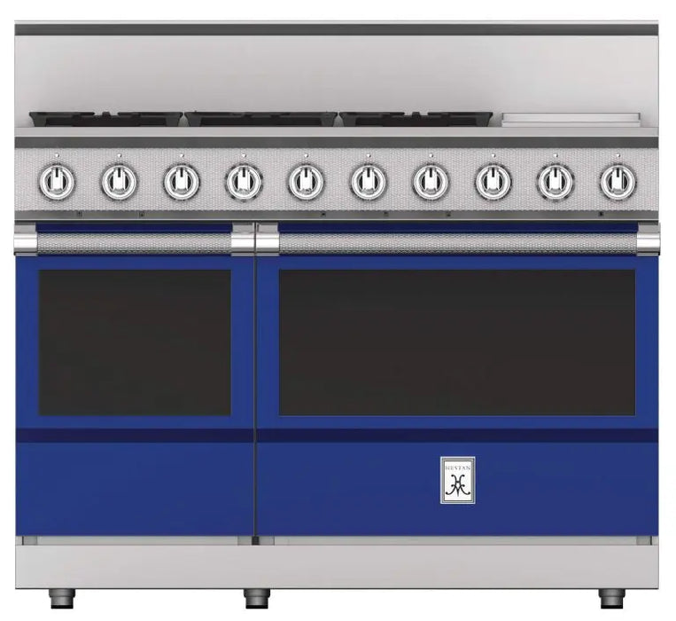 Hestan 48″ Range, 5 Burner with Griddle, Gas - KRG485GD-NG-1 Hestan Dreamwood Living