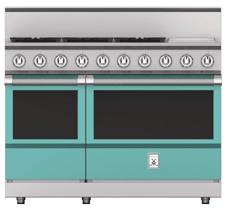 Hestan 48″ Range, 5 Burner with Griddle, Gas - KRG485GD-NG-1 Hestan Dreamwood Living