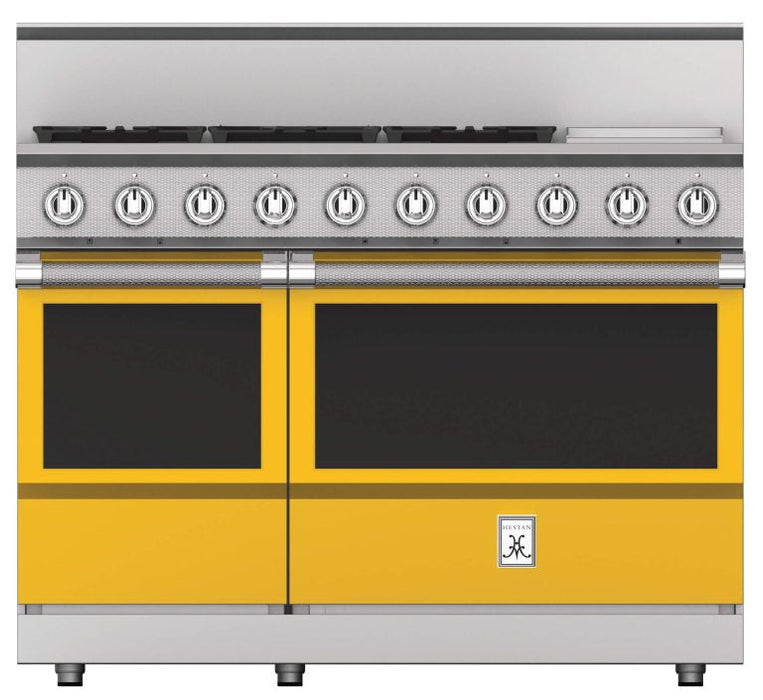 Hestan 48″ Range, 5 Burner with Griddle, Gas - KRG485GD-NG-1 Hestan Dreamwood Living