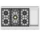 Hestan 48″ Rangetop, 5 Burner with Griddle - KRT485GD-NG-1 Hestan Dreamwood Living