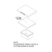 Hestan Countertop Trash Chute with Cutting Board - AGTC Hestan Dreamwood Living