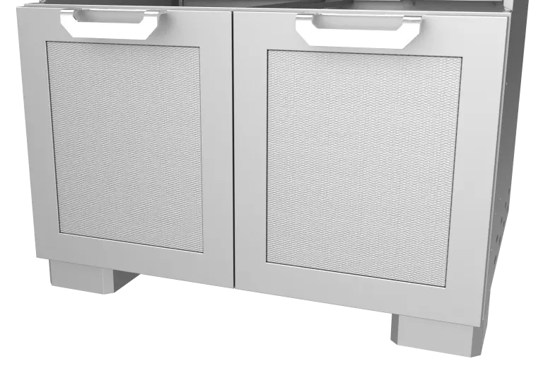Hestan Stainless Steel Caster Covers - AGCC Hestan Dreamwood Living