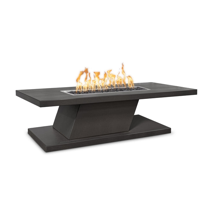 The Outdoor Plus OPT-IMPPC7224 Imperial 72" x 24" Tall Powder Coat Rectangular Gas Fire Pit