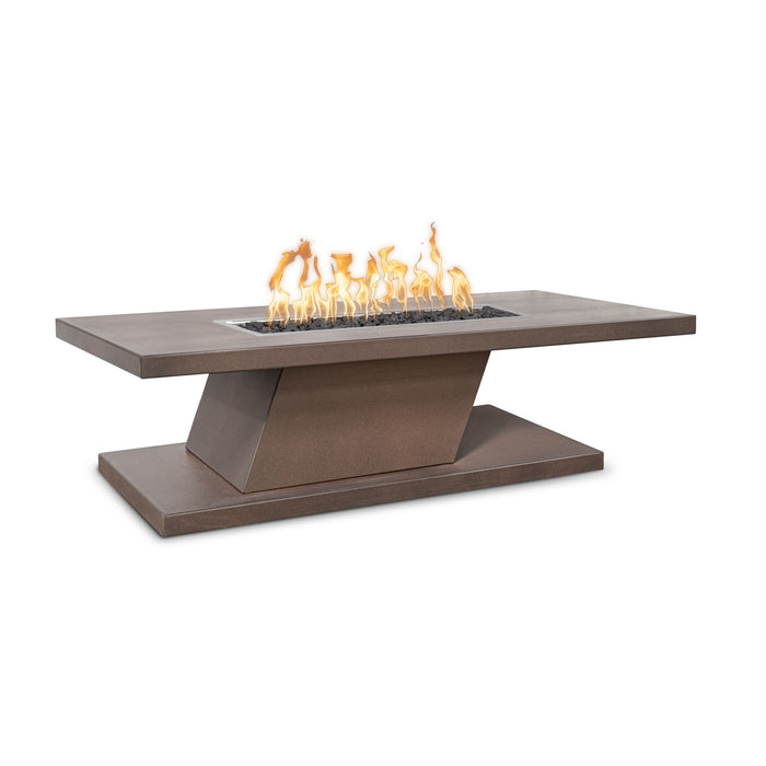 The Outdoor Plus OPT-IMPPC7224 Imperial 72" x 24" Tall Powder Coat Rectangular Gas Fire Pit