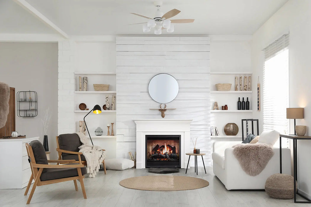 SimpliFire Inception 36" Traditional Built-In Electric Fireplace SimpliFire