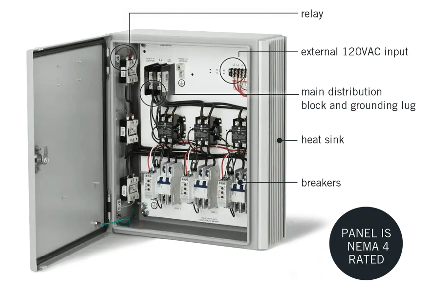 Infratech Comfort 2 Relay Universal Control Panel Infratech Comfort Dreamwood Living