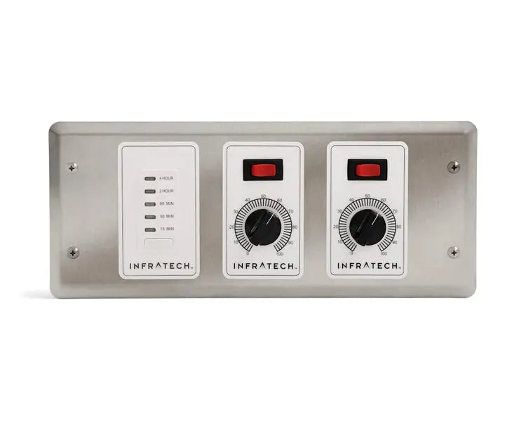 Infratech Comfort 2 Zone Analog Controller w/ Digital Timer Infratech Comfort Dreamwood Living