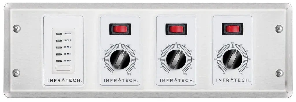 Infratech Comfort 3 Zone Analog Controller w/ Digital Timer Infratech Comfort Dreamwood Living