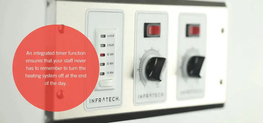 Infratech Comfort 3 Zone Analog Controller w/ Digital Timer Infratech Comfort Dreamwood Living