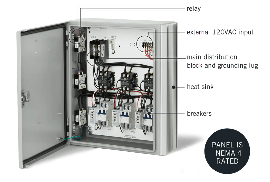 Infratech Comfort 5 Relay Universal Control Panel