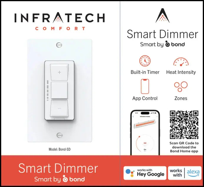 Infratech Comfort 6 Relay Universal Control Panel Infratech Comfort Dreamwood Living