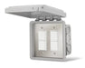 Infratech Comfort Dual Duplex On/Off Flush Mount Switch with Weatherproof Cover Infratech Comfort Dreamwood Living