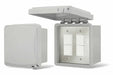 Infratech Comfort Dual Duplex On/Off Surface Mount Switch with Weatherproof Cover Infratech Comfort Dreamwood Living
