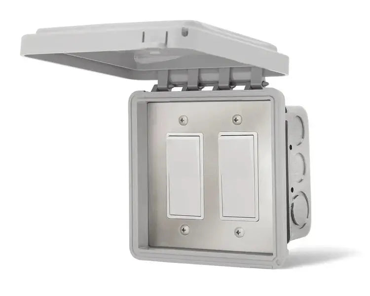 Infratech Comfort  Dual On/Off Flush Mount Switch with Weatherproof Cover Infratech Comfort Dreamwood Living