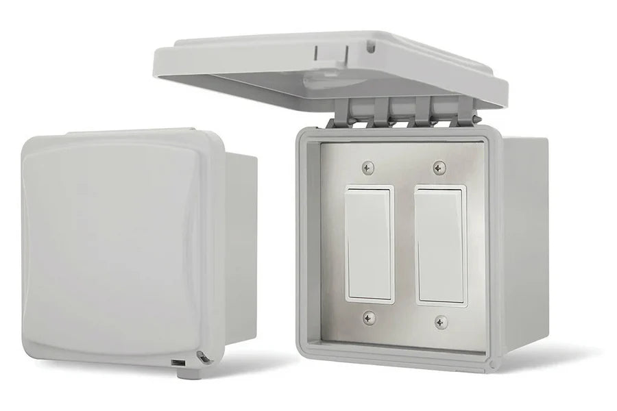 Infratech Comfort  Dual On/Off Surface Mount Switch with Weatherproof Cover