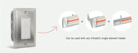 Infratech Comfort  Single On/Off Flush Mount Switch with Weatherproof Cover Infratech Comfort Dreamwood Living