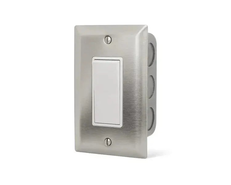 Infratech Comfort  Single On/Off Wall Plate Switch And Gang Box Infratech Comfort Dreamwood Living