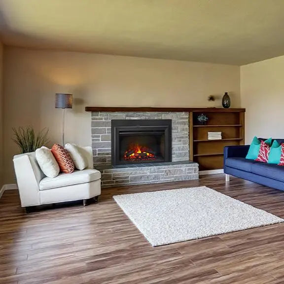 SimpliFire 35" Traditional Built-In Electric Fireplace Insert SimpliFire