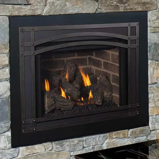 Ironstrike Madison Park 27 Traditional Direct Vent Gas Fireplace Insert Ironstrike