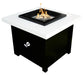The Outdoor Plus OPT-KMAPC42 Kamoa 42" Powder Coat Square Gas Fire Pit