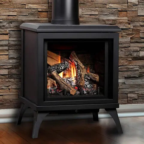 Kingsman 23" FDV200S Free Standing Direct Vent Gas Stove Kingsman Dreamwood Living
