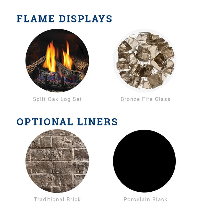 Kingsman 24" IDV24 Direct Vent Gas Fireplace Insert