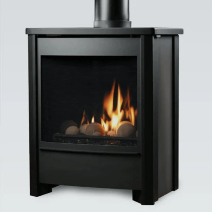Kingsman 26" FDV451 Free Standing Direct Vent Gas Stove Kingsman Dreamwood Living