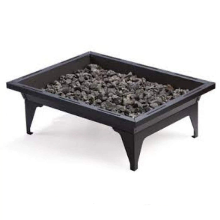 Kingsman 27" FP2785LP-FL Outdoor Rectangular Fire Pit Kingsman
